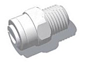 QCSG Series Male National Pipe Thread (NPT) x Push In Polypropylene Connector